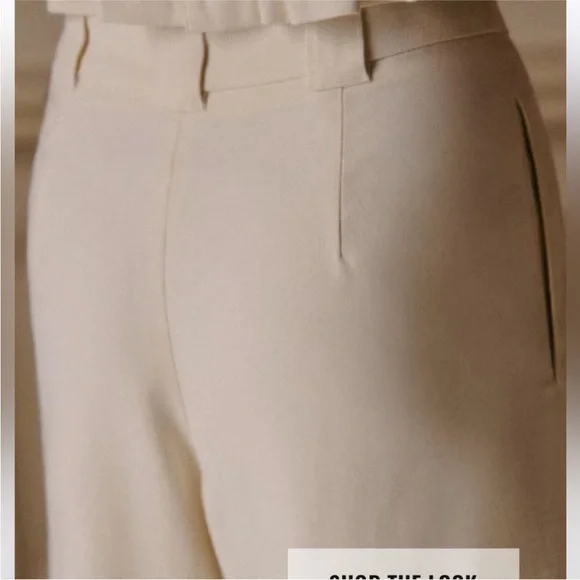 Sezane Loulou Trousers Wide-Leg pants - Picture 3 of 7